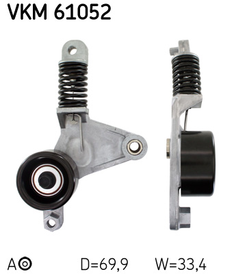 Tendicinghia, Cinghia Poly-V - VKM 61052 SKF
